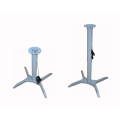 Spain Modern Convenient Gas Spring Height Adjustable Standing Round Bar Table with One Leg